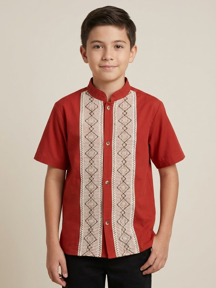 Camisas de niños - Roja y negra