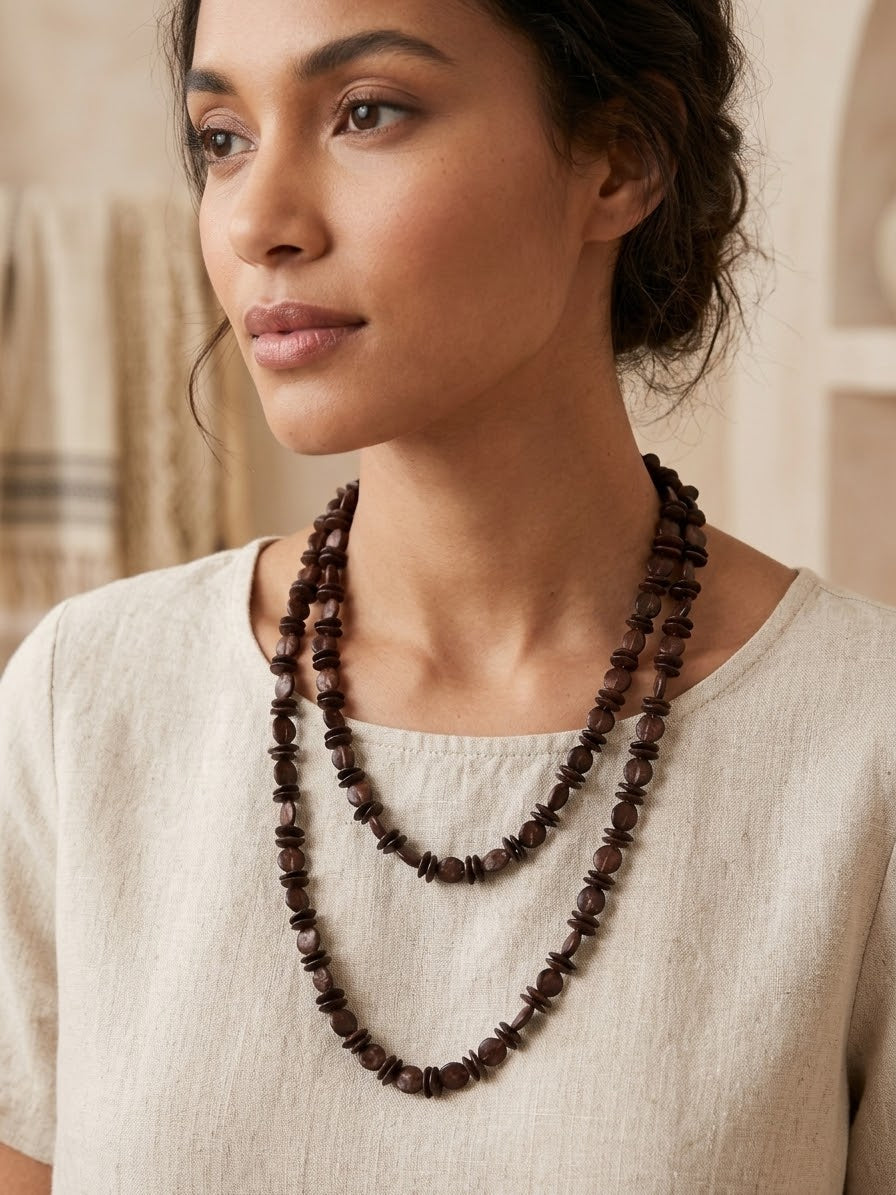 Collares Largos -De Diferentes Clases De Semillas