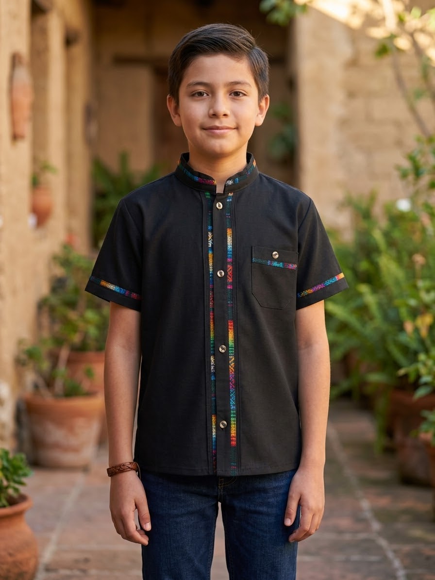 Camisas de niños - Roja y negra