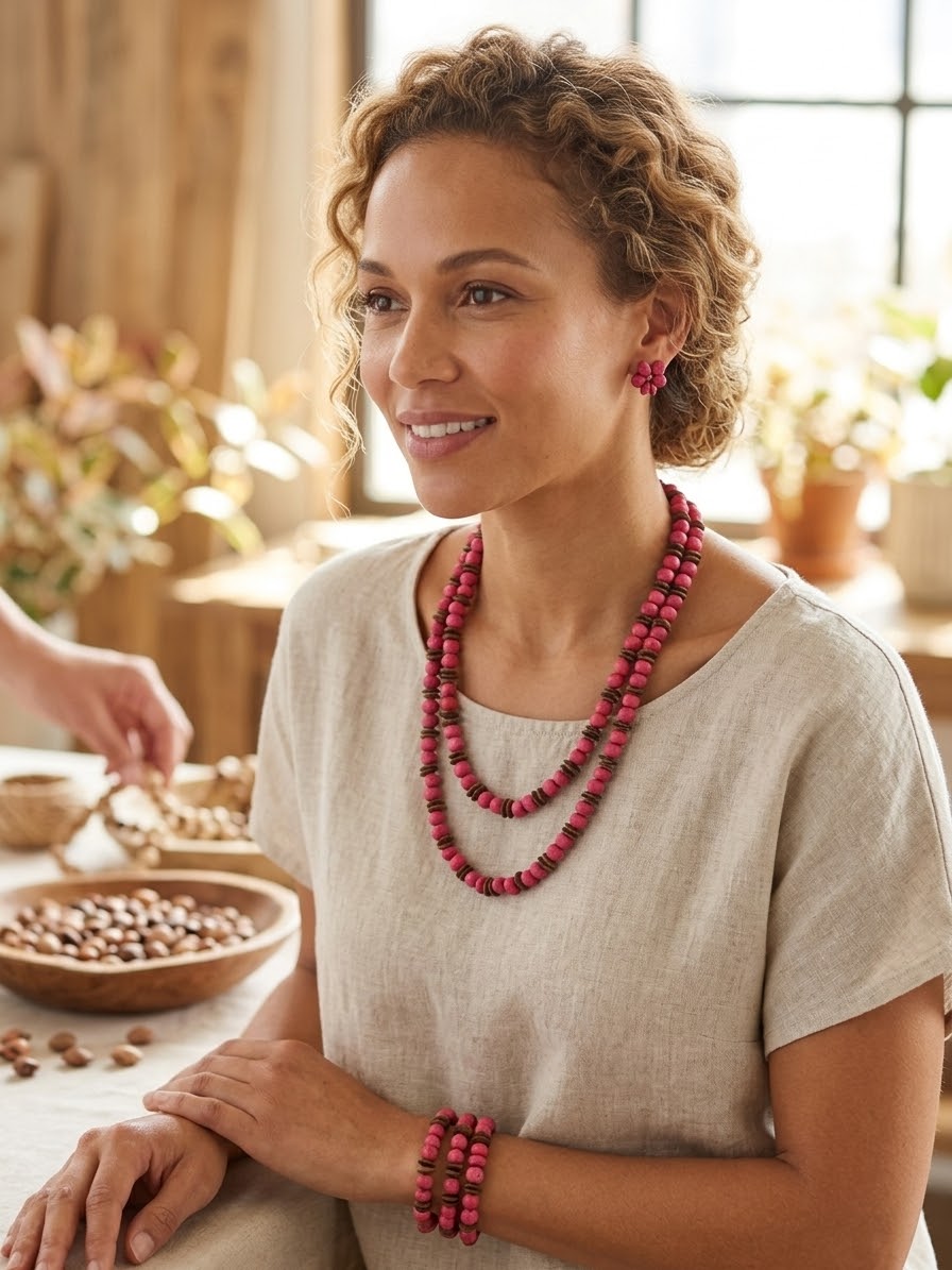 Collares Largos -De Diferentes Clases De Semillas