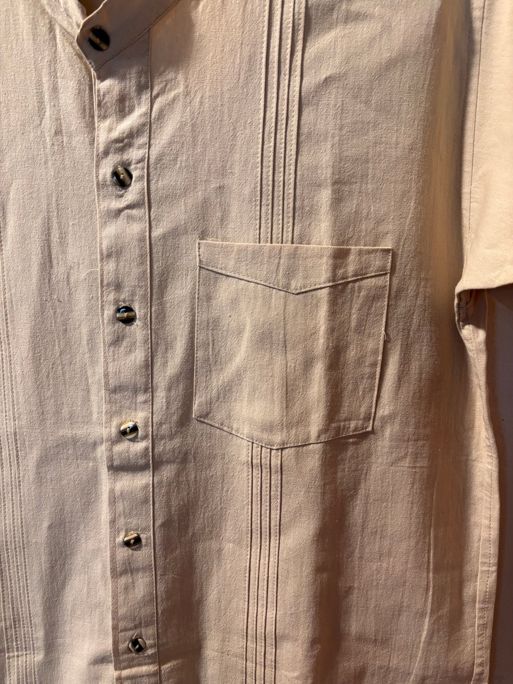 Camisas De Manta Sencillas-Dorada Y Beige