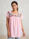 Blusa Deshilada Oaxaqueña -Modelo Único