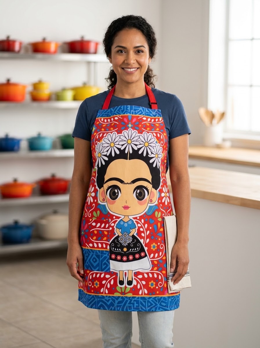 Delantales Con Figuras Mexicanas -Modelos Unicos