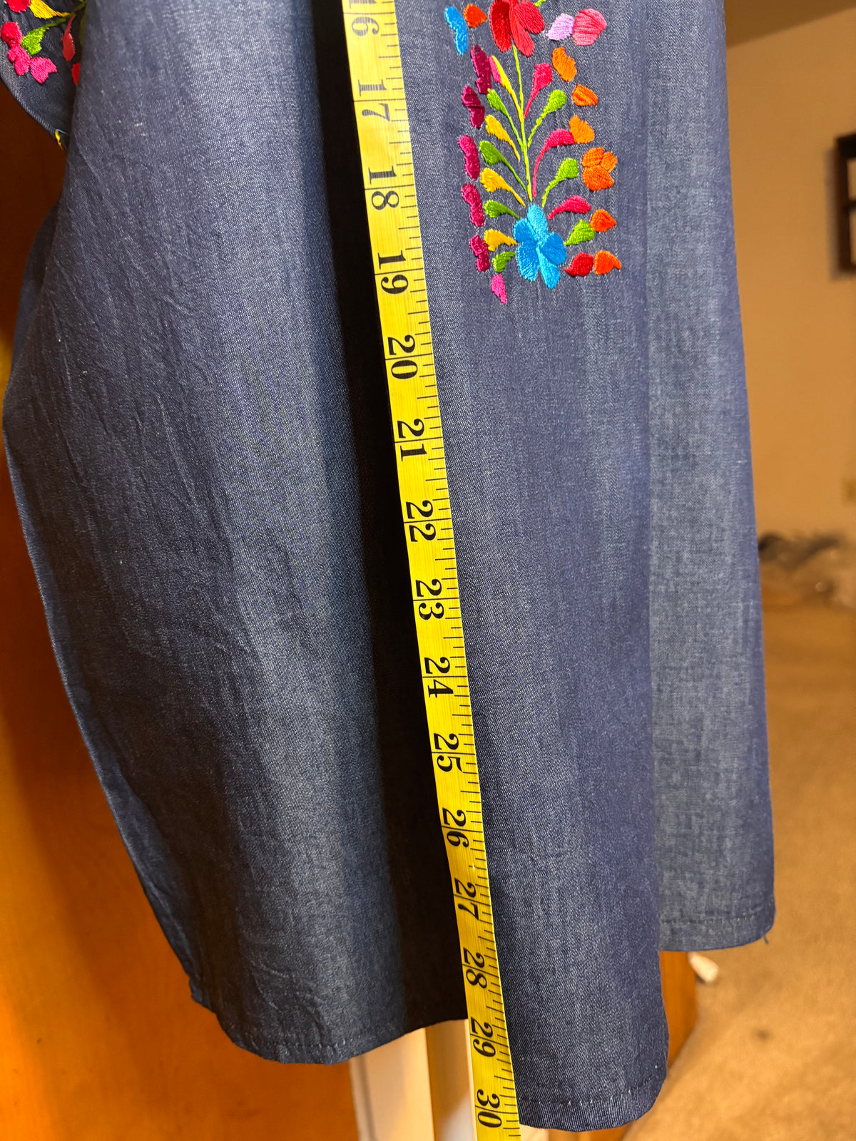 Blusas Deshiladas Largas- Modelos Unicos- Blanca y Azul
