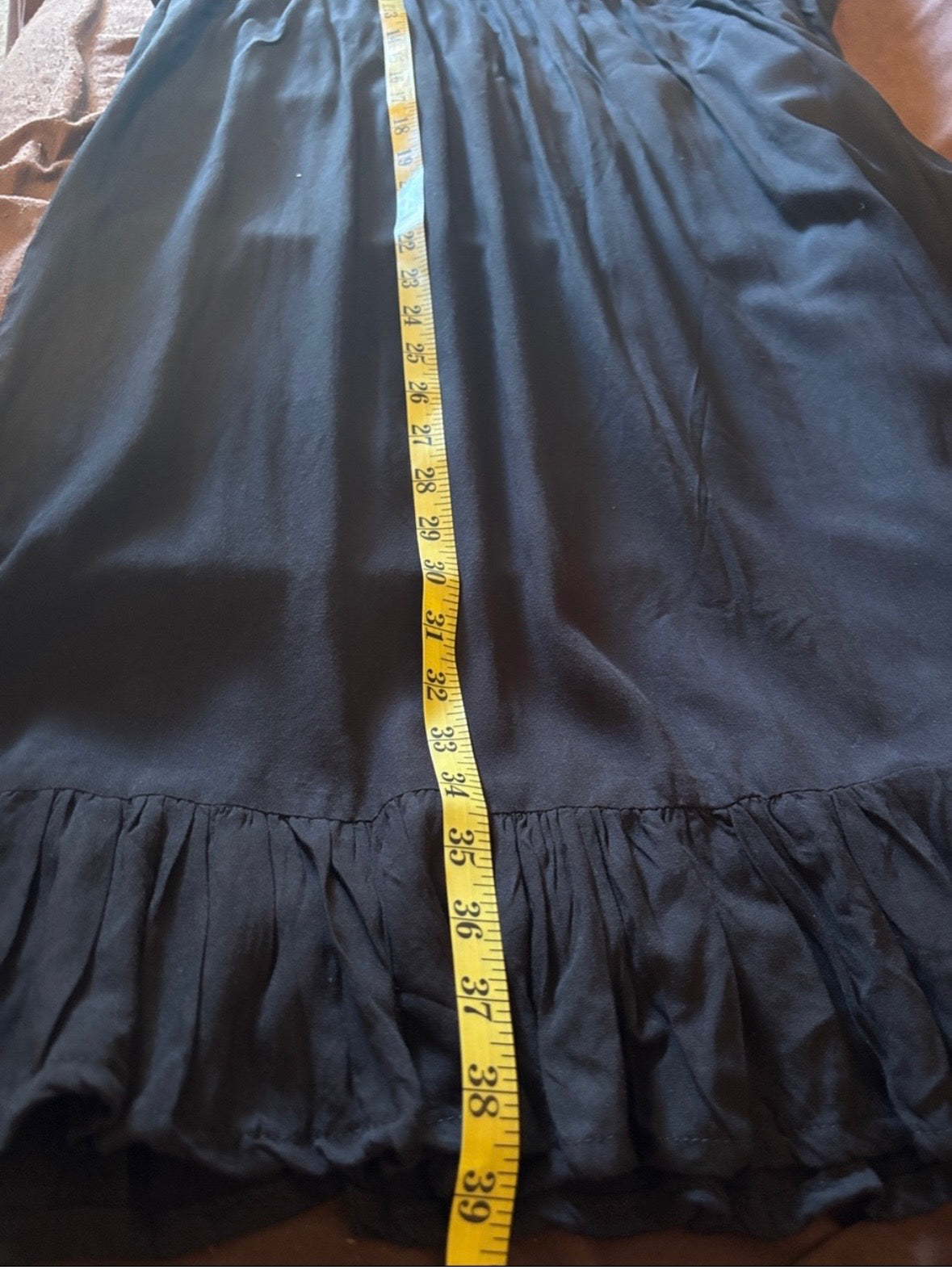 Vestido Negro Deshilando De Colores Oaxaqueño ~ Modelo Único