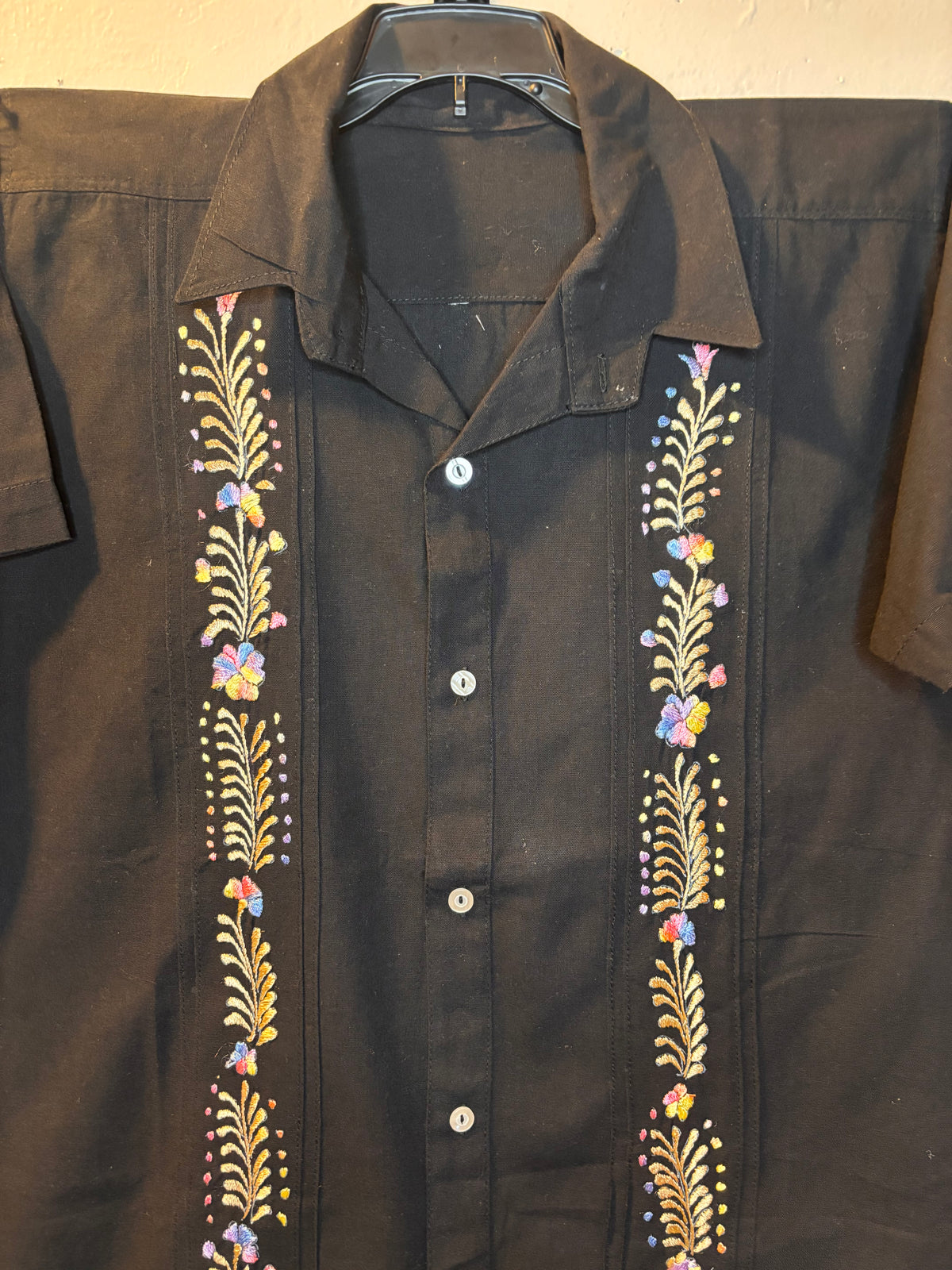 Camisas De Manta Oaxaqueñas- Blanca Y Negra