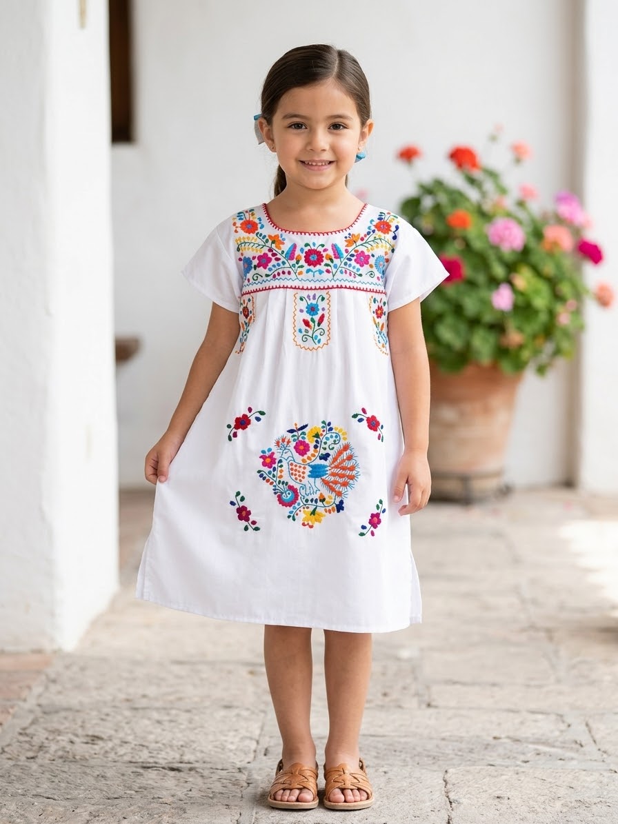 Vestidos de Niña Bordados