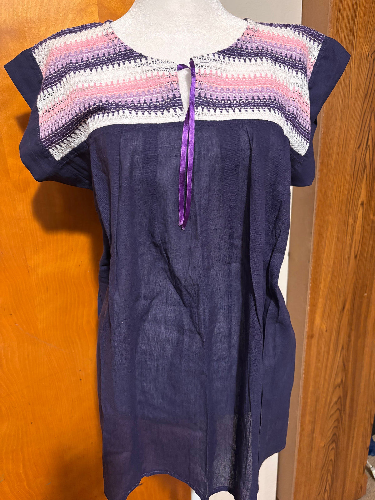 Blusa De Manta Corrugada- Morada