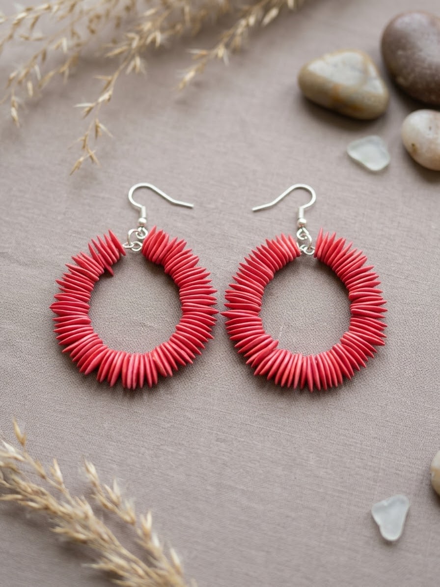 Aretes De Semillas De Melón Oaxaqueños ~ Modelo Único
