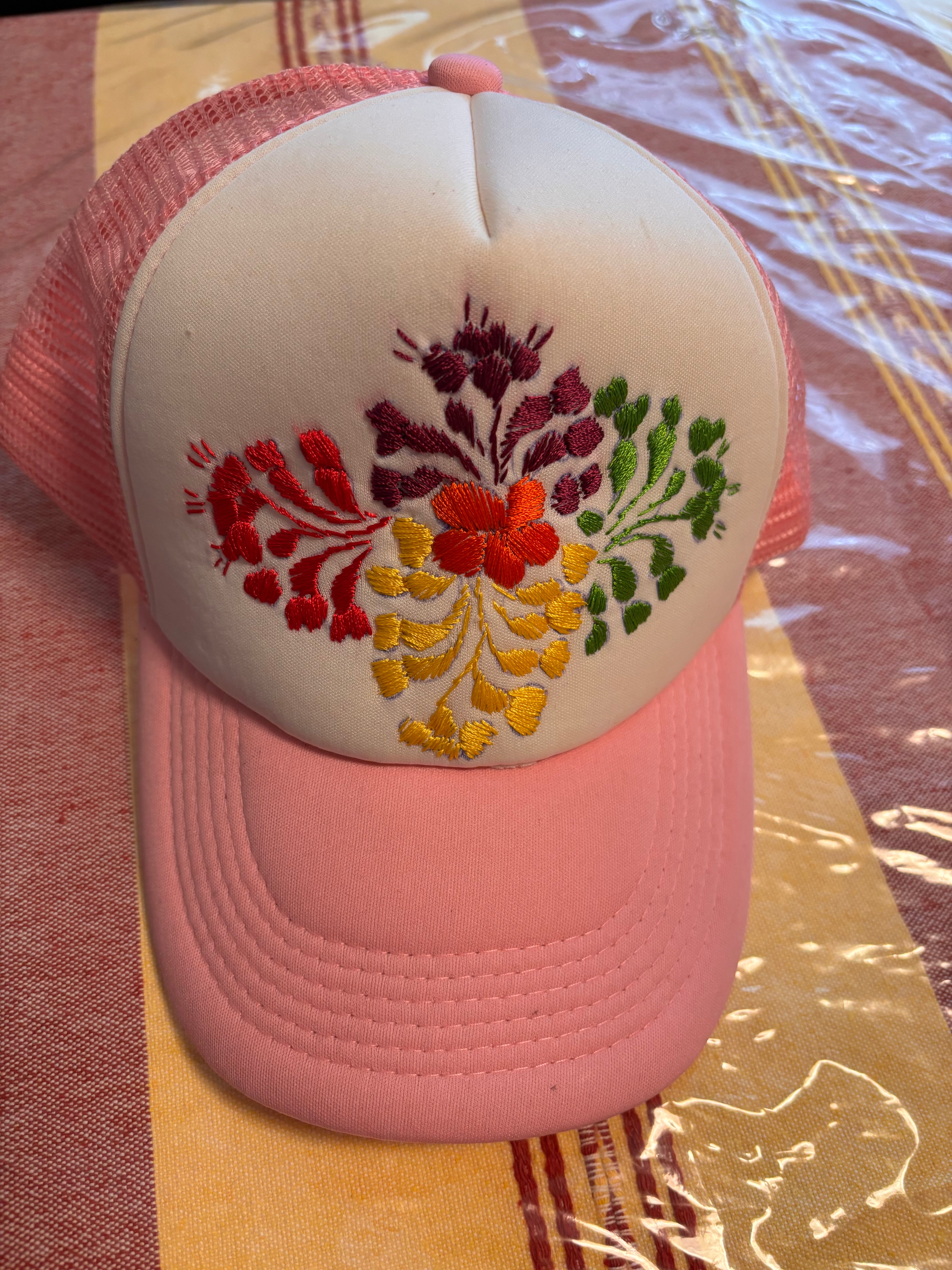 Gorra Bordada - Rosa - Modelo Único