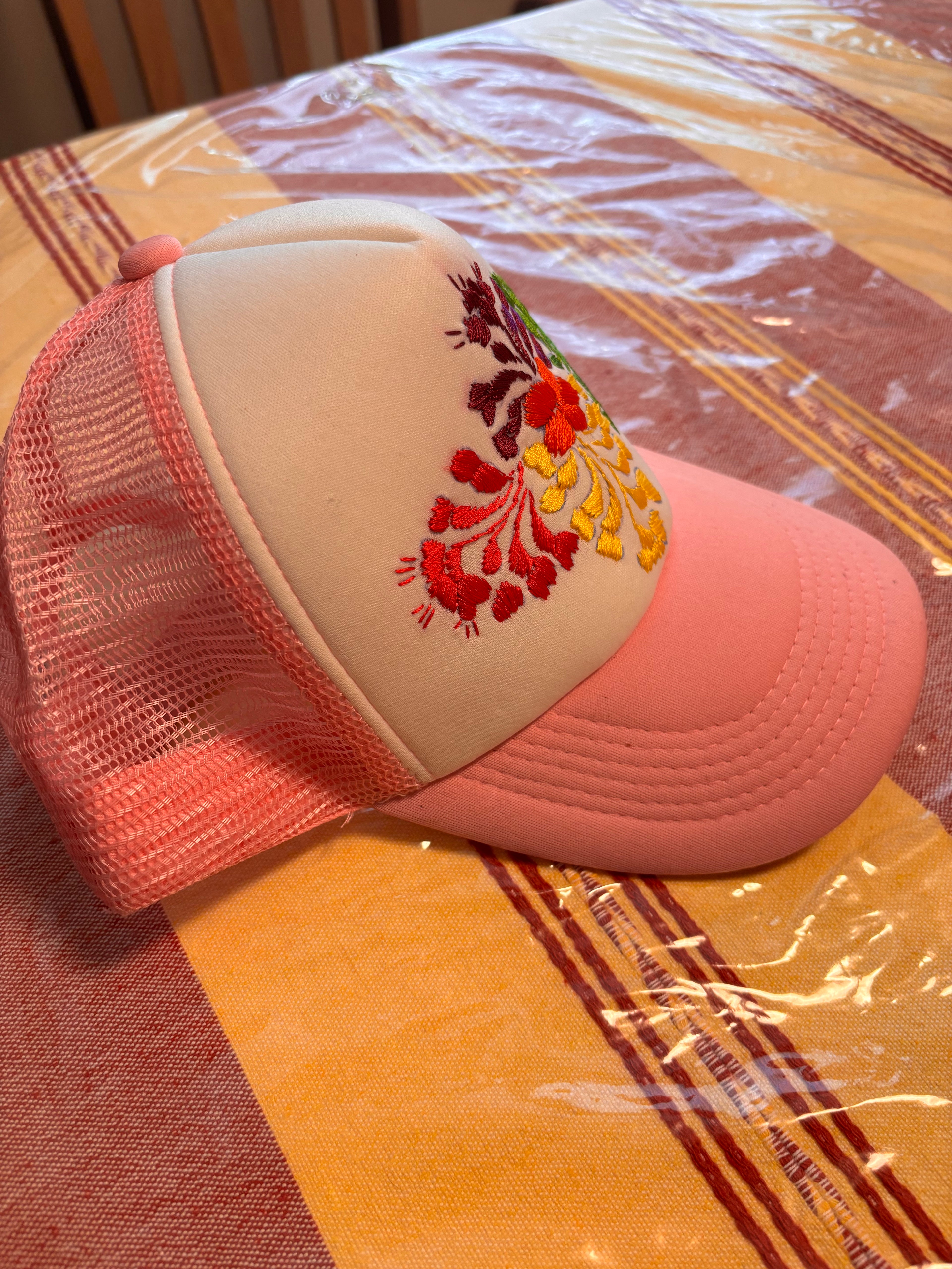 Gorra Bordada - Rosa - Modelo Único