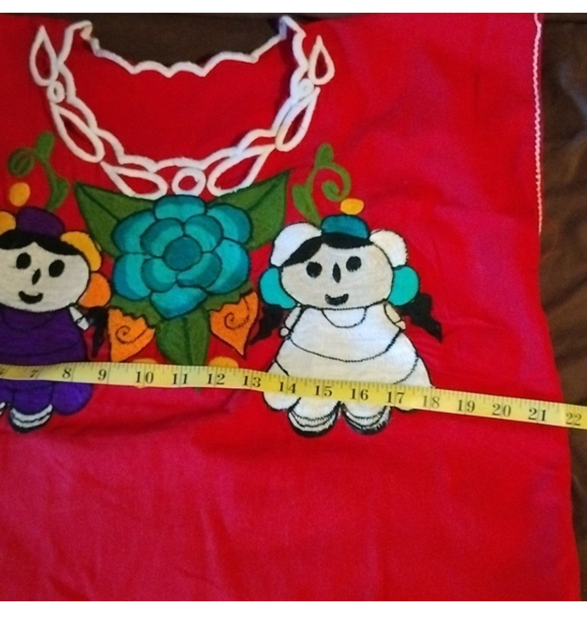 Blusas Bordadas De Tehuanas ~Roja Y Negra