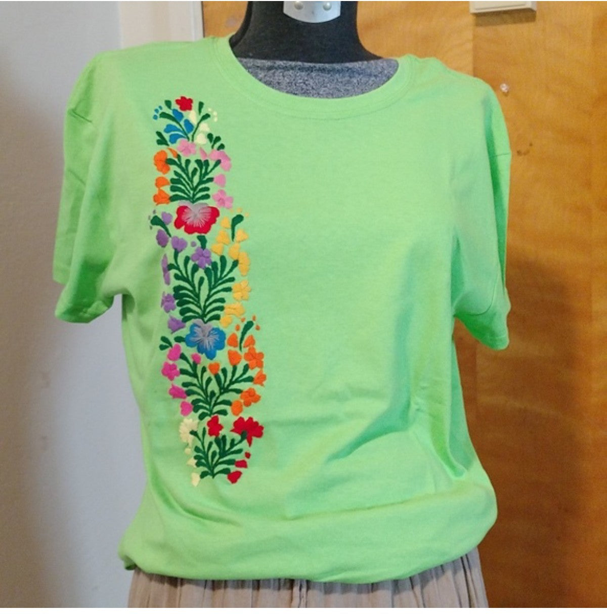 Playera Verde pistache ~Talla Única