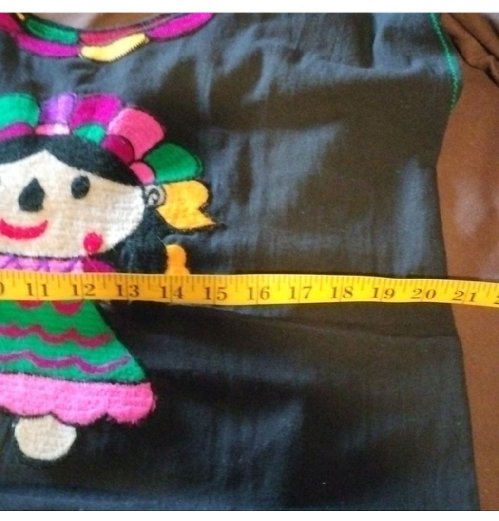 Blusas Bordadas De Tehuanas ~Roja Y Negra