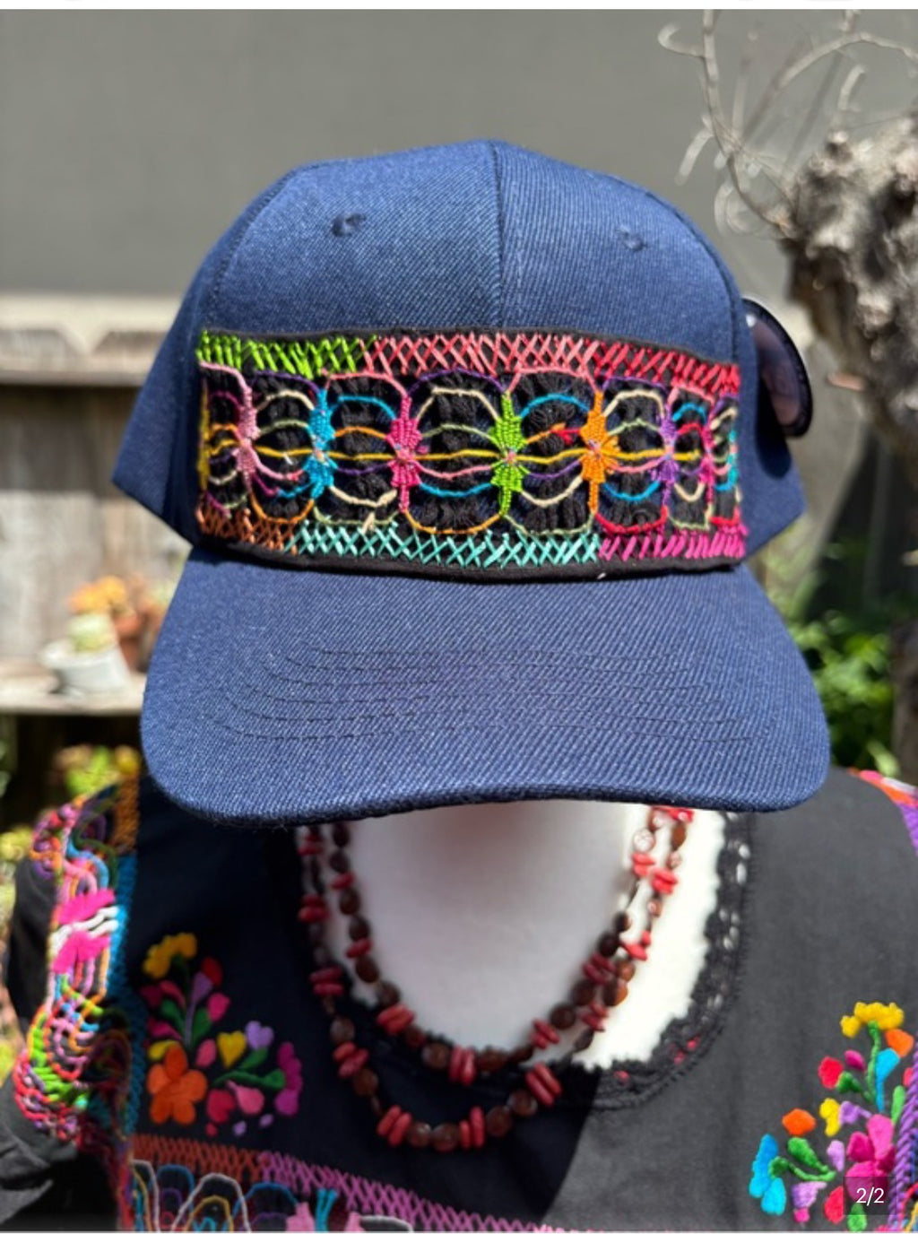 Gorra Deshilanda Oaxaqueña ~Modelo Único ~Navy