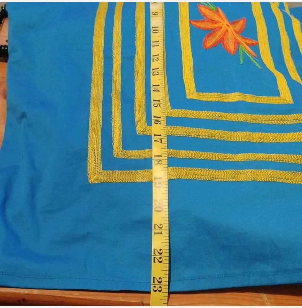 Blusa Oaxaqueña ~Azul Cielo ~Modelo Único