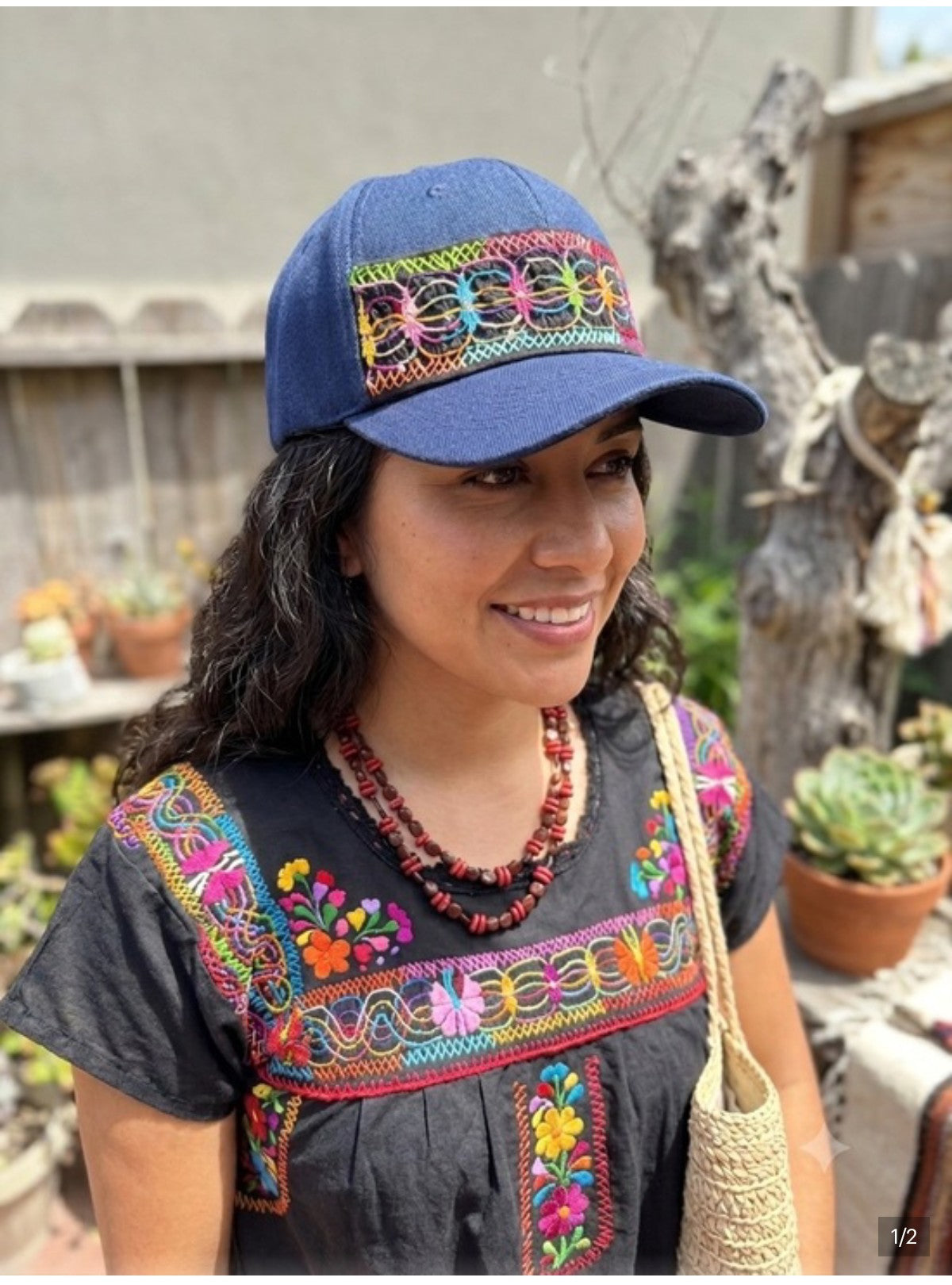 Gorra Deshilanda Oaxaqueña ~Modelo Único ~Navy