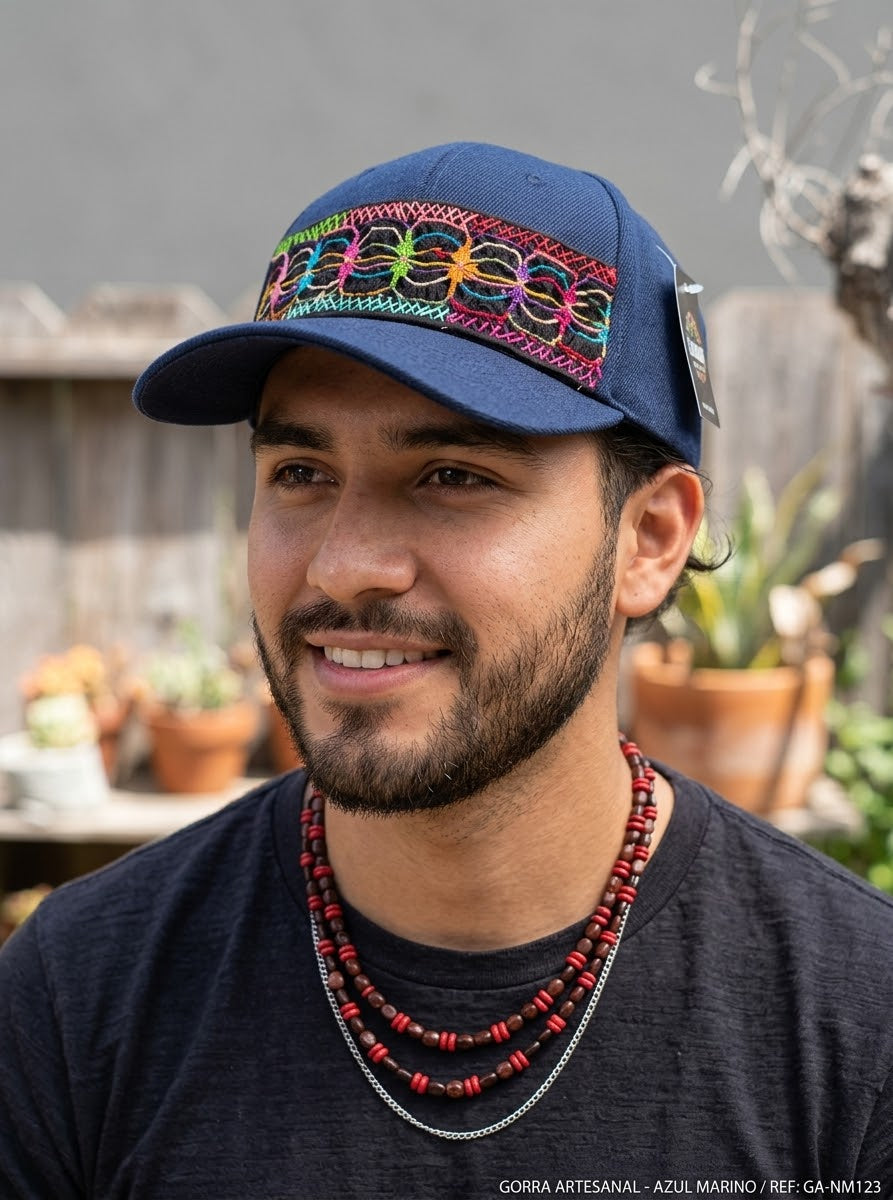 Gorra Deshilanda Oaxaqueña ~Modelo Único ~Navy